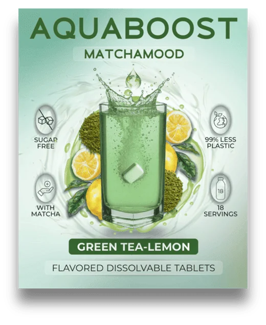 AQUABOOST - MATCHAMOOD - THE VERT CITRON