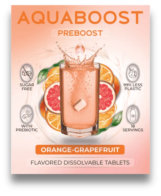 AQUABOOST - PREBOOST - ORANGE PAMPLEMOUSSE